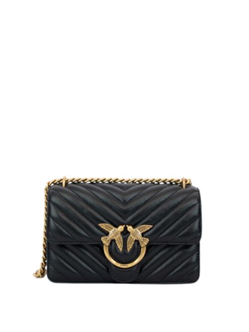 Borsa Mini Love One Chevron nero PINKO | 100074 A0GKZ99Q